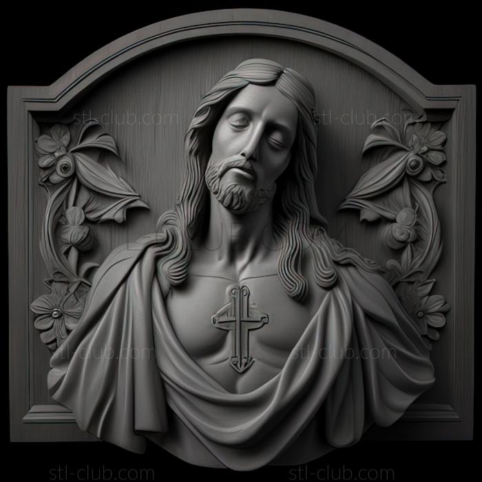 3D model st jesus (STL)